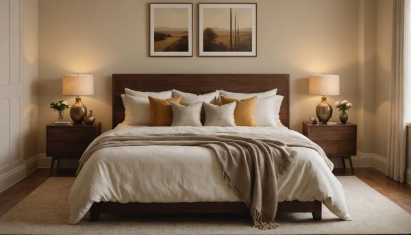 Une ambiance chaleureuse pour votre chambre à coucher